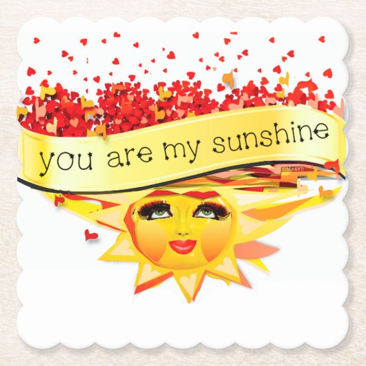 サンシャインキス ペーパーコースター (正面)