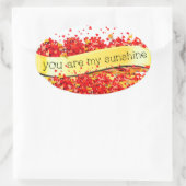 サンシャインキス 楕円形シール (バッグ)