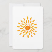 サンシャインキッズパーティー招待状 招待状 (裏面)