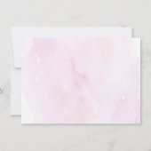 サンシャインクラウドピンクガール誕生日サンシャインクラウドサンキューサンキュー サンキューカード (裏面)