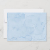 サンシャインクラウドブルー誕生日サンシャインクラウドサンキュー サンキューカード (裏面)