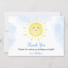 サンシャインクラウドブルー誕生日サンシャインクラウドサンキュー