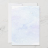 サンシャインクラウドボーイブルーセカンド誕生日 招待状 (裏面)