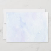 サンシャインクラウドボーイブルーファースト誕生日 招待状 (裏面)