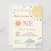 サンシャインクラウドワンIn The Sun 1st Birthday 招待状 (正面)