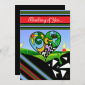 サンシャインクリエイティブ!エプロン 招待状 (正面/裏面)