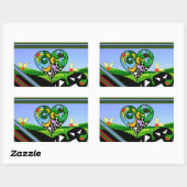 サンシャインクリエイティブ!エプロン 長方形シール (シート)