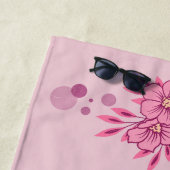 サンシャイングラフィックヴィンテージを名門私立校風の持ち込む ビーチタオル (インサイチュ)