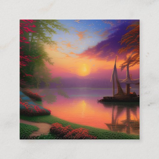 サンシャイングラフィック スクエア名刺 (正面)