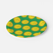 サンシャイングリーンハッピーバースデー紙プレート ペーパープレート (アングル)