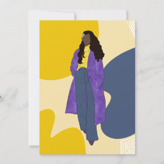 サンシャイングローリー – 手作りユニークブラックアート シーズンカード