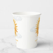 サンシャインサマーの子供の誕生日パーティー 紙コップ (右)