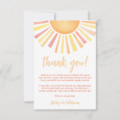 サンシャインサンありがとう サンキューカード (正面)