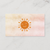 サンシャインサンバラ女の子の赤ちゃんシャワー本のリクエスト エンクロージャーカード (裏面)