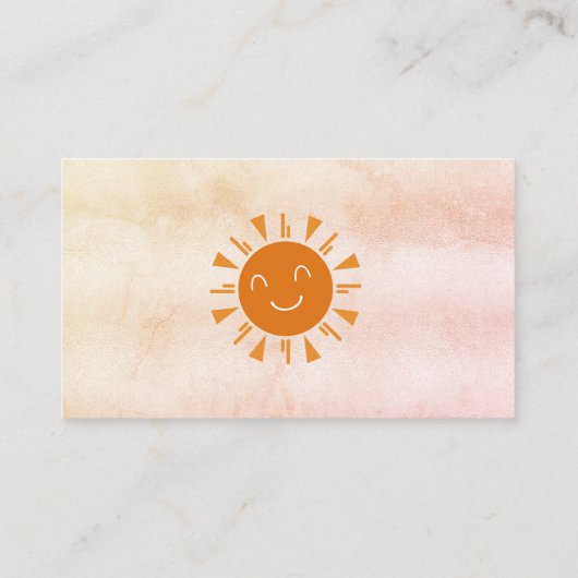 サンシャインサンバラ女の子の赤ちゃんシャワー本のリクエスト エンクロージャーカード (裏面)