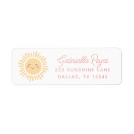 サンシャインサンバースデーパーティー差出人住所 ラベル