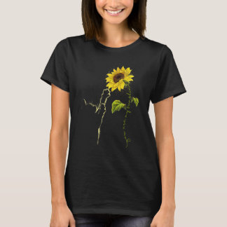 サンシャインサンフラワーキャットスタイルTシャツ Tシャツ