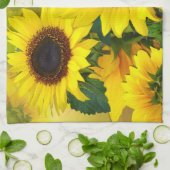 サンシャインサンフラワー キッチンタオル (折り畳み)