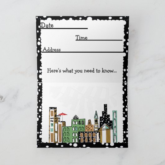 サンシャインザシティ招待状 サンキューカード (内部)