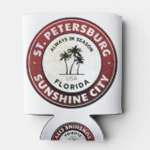 サンシャインシティフロリダのサンクトペテルブルク 缶クーラー (裏面)