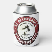サンシャインシティフロリダのサンクトペテルブルク 缶クーラー (缶裏面)