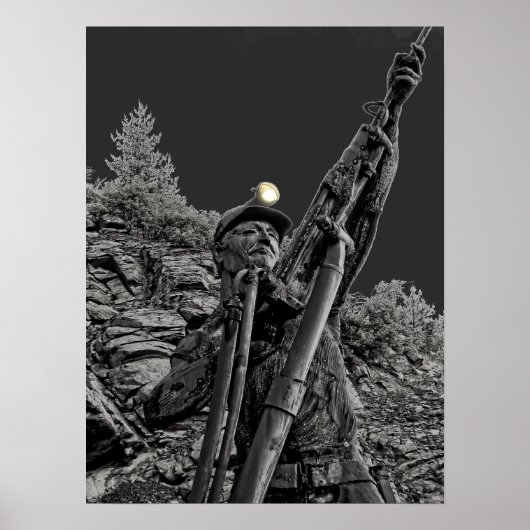 サンシャインシルバーマイニングメモリアル – Kellogg Idaho ポスター (正面)