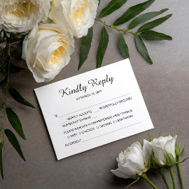 サンシャインジョイウェディング　出欠お知らせカード 招待状