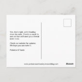 サンシャインジョイ写真結婚式デートを保存 ポストカード (裏面)