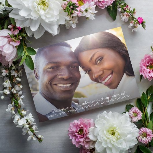 サンシャインジョイ写真結婚式デートを保存 ポストカード