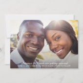 サンシャインジョイ写真結婚式デートを保存 招待状 (正面)