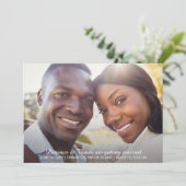 サンシャインジョイ写真結婚式デートを保存 招待状 (スタンド正面)