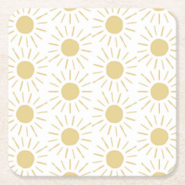 サンシャインスクエアコースター スクエアペーパーコースター