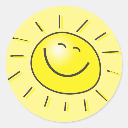 サンシャインステッカー ラウンドシール (正面)