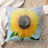 サンシャインステッチ：ひまわりクローズアップ クッション (ブランケット)