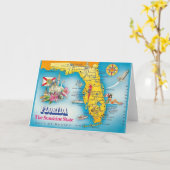 サンシャインステート - フロリダ カード (黄色い花)