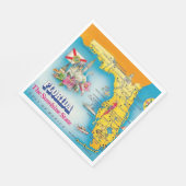 サンシャインステート - フロリダ スタンダードランチョンナプキン (角)