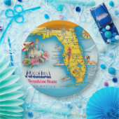 サンシャインステート - フロリダ ペーパープレート (パーティー)