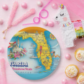 サンシャインステート - フロリダ ペーパープレート (パーティー)