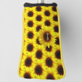 サンシャインスプラッシュ – ひまわりパター ゴルフヘッドカバー (回転90)
