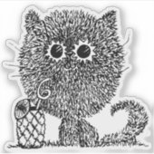 サンシャインスマイルキャットシール シール (正面)