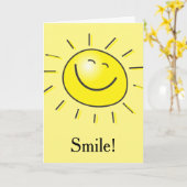 サンシャインスマイルフォーマザーズデイ カード (黄色い花)