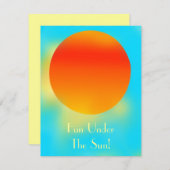 サンシャインディーの招待状 招待状 (正面/裏面)