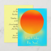 サンシャインデイのご招待 招待状 (正面/裏面)