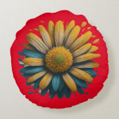 サンシャインデイジー ラウンドクッション (裏面)