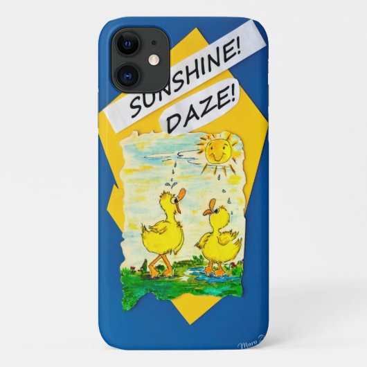 "サンシャインデイズ" iPhone 11セルケース Case-Mate iPhoneケース (裏面)