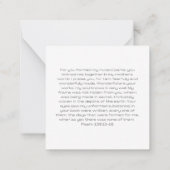 サンシャインデイリー確認カード ノートカード (裏面)