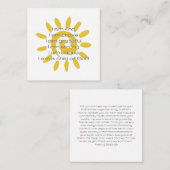 サンシャインデイリー確認カード ノートカード (正面/裏面)