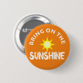 サンシャインデザインを持って来る – 丸いボタン 缶バッジ (正面&裏面)