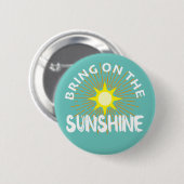 サンシャインデザインを持って来る – 丸いボタン 缶バッジ (正面&裏面)