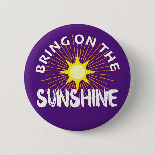 サンシャインデザインを持って来る – 丸いボタン 缶バッジ (正面)